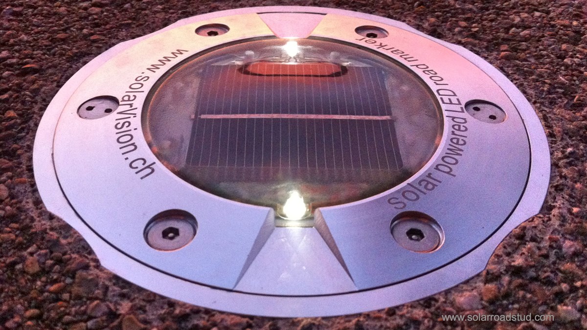 Solar Road Stud SV 2 Products SolarVision Swiss Safety Solar Road solar-road-stud-sv-2-products-solarvision-swiss-safety-solar-road